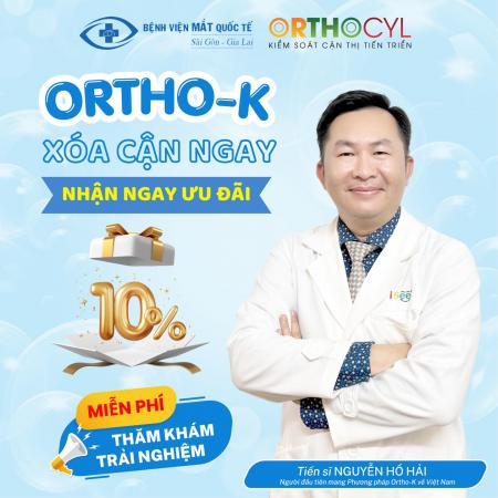 Cải thiện thị lực cho trẻ cùng kính áp tròng ban đêm Ortho - K