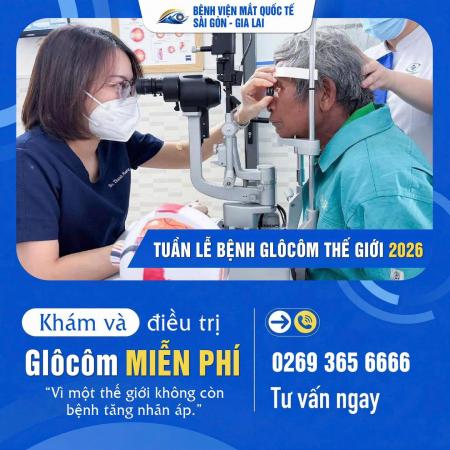HƯỞNG ỨNG TUẦN LỄ BỆNH GLÔCÔM THẾ GIỚI NĂM 2026 (09/03 – 13/03/2026)
