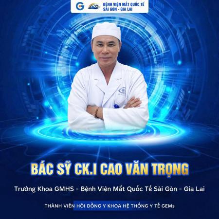 Trưởng khoa gây mê hồi sức: BS CKI CAO VĂN TRỌNG