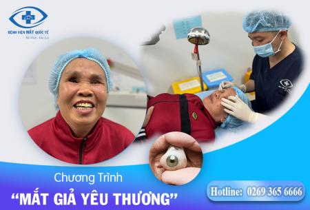 Chương Trình "Mắt Giả Yêu Thương" Của Bệnh Viện Mắt Quốc Tế Sài Gòn - Gia Lai